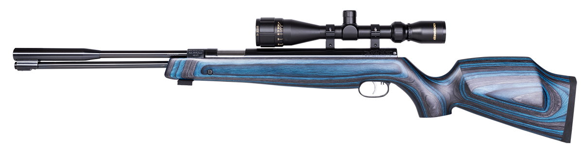 Weihrauch HW 97 Luftgewehr mit Schichtholzschaft und aufgesetztem Zielfernrohr